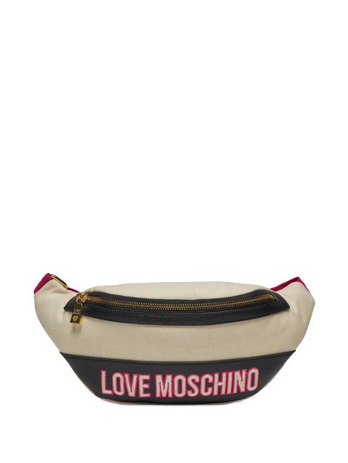 LOVE MOSCHINO FREE TIME  Bolsa de hombro fucsia negro - Bolsos Mujer