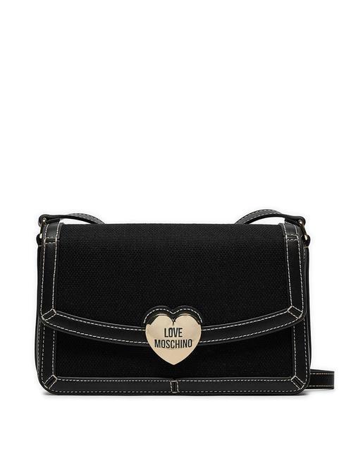 LOVE MOSCHINO LOVE SELLE  Bolsa de hombro negro - Bolsos Mujer