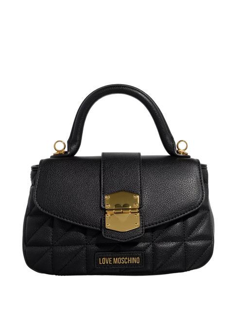 LOVE MOSCHINO CLICK HEART Mini bolso de mano, con bandolera negro - Bolsos Mujer