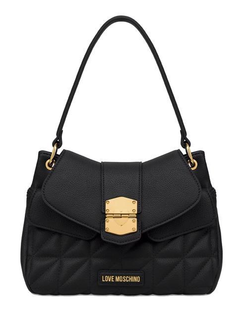 LOVE MOSCHINO CLICK HEART Bolso de hombro, con bandolera negro - Bolsos Mujer