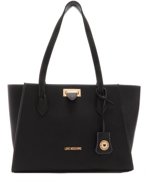 LOVE MOSCHINO CLICK  Bolsa de la compra negro - Bolsos Mujer