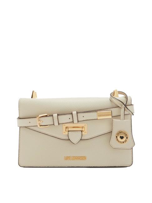 LOVE MOSCHINO CLICK Bolsa de hombro Marfil - Bolsos Mujer