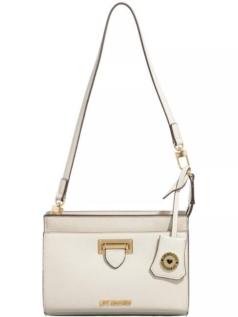 LOVE MOSCHINO CLICK Bolso bandolera pequeño Marfil - Bolsos Mujer