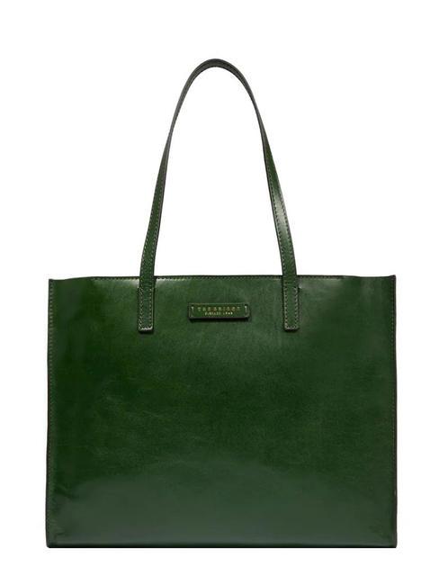 THE BRIDGE MIRRA  Bolso bandolera, en piel. inglés verde abb. oro - Bolsos Mujer