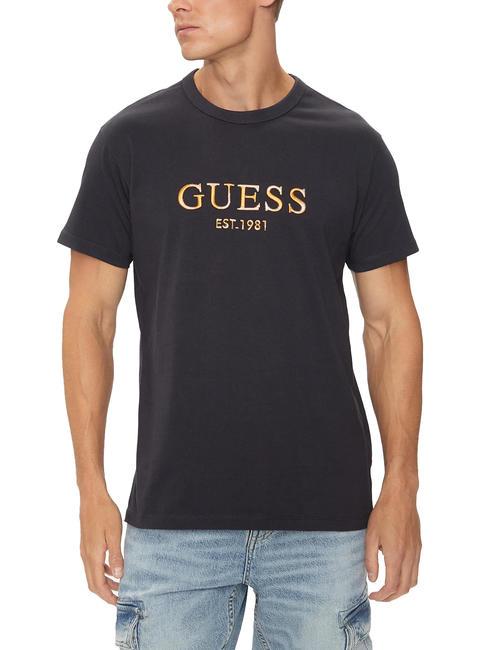 GUESS SS CN Camiseta de algodón smartblue - camiseta