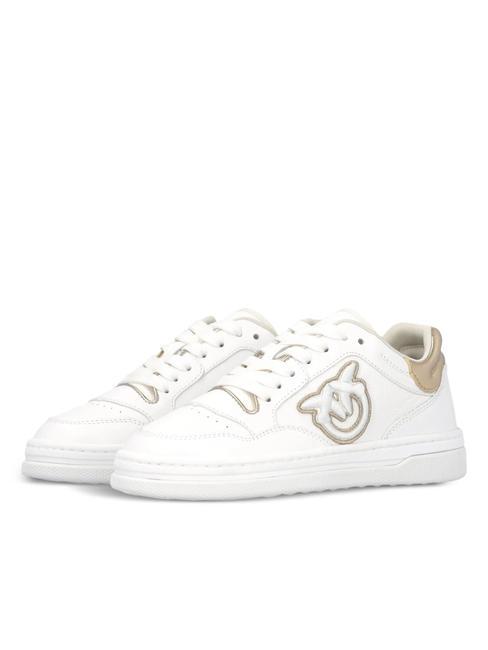 PINKO MANDY Zapatillas blanco/oro claro - Zapatos Mujer