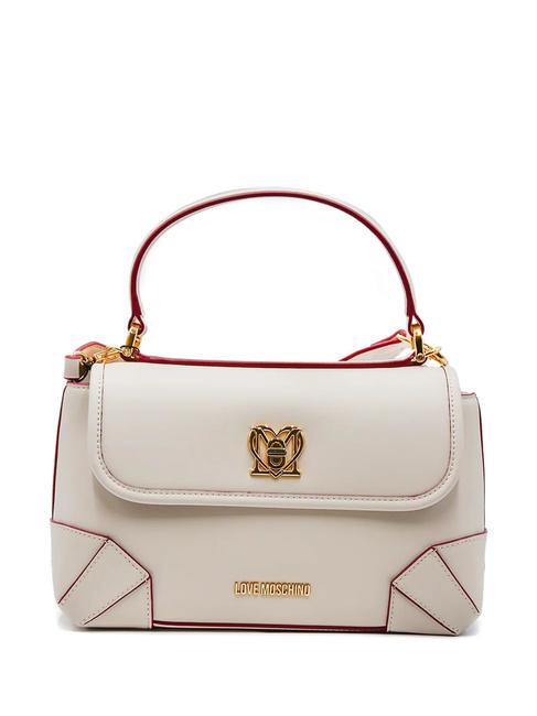 LOVE MOSCHINO TURN LOCK  Bolso de mano, con bandolera Marfil - Bolsos Mujer