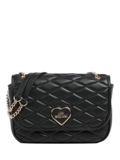 LOVE MOSCHINO ROMANTIC Convertible Bolso de hombro/bandolera negro - Bolsos Mujer