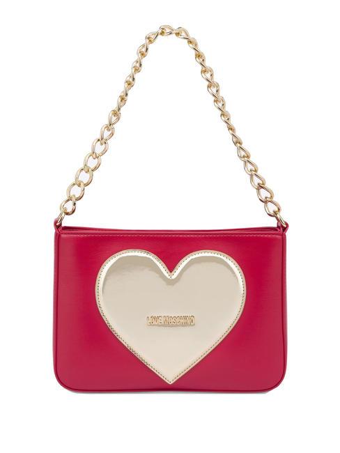 LOVE MOSCHINO GOLDEN HEART Bolso de hombro, con bandolera rojo - Bolsos Mujer