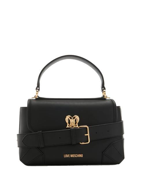 LOVE MOSCHINO TURN LOCK  Bolso de mano, con bandolera negro - Bolsos Mujer