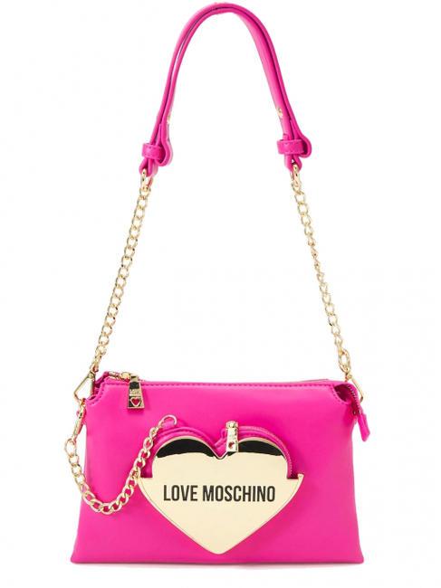 LOVE MOSCHINO BABY CRADLE Bolsa de hombro fucsia - Bolsos Mujer