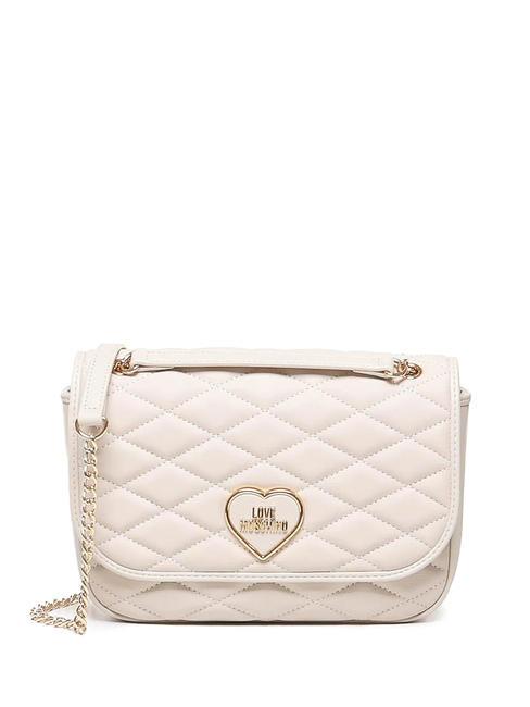 LOVE MOSCHINO ROMANTIC Convertible Bolso de hombro/bandolera Marfil - Bolsos Mujer