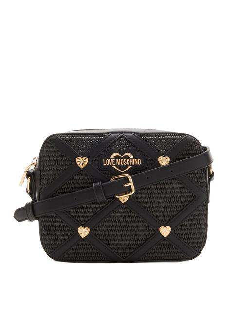 LOVE MOSCHINO SUMMER DETAILS Mini bolso de hombro negro - Bolsos Mujer