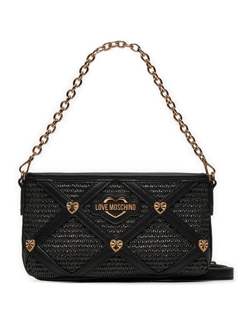 LOVE MOSCHINO SUMMER DETAILS  Bolso con bandolera negro - Bolsos Mujer