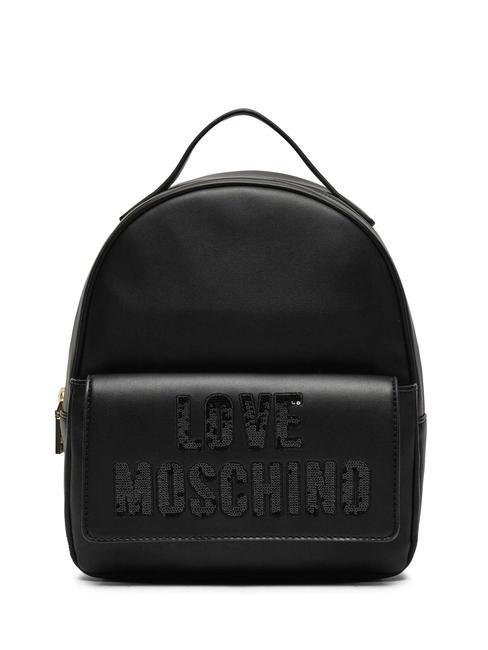 LOVE MOSCHINO SPARKLING LOGO  Mochila de mujer negro - Bolsos Mujer