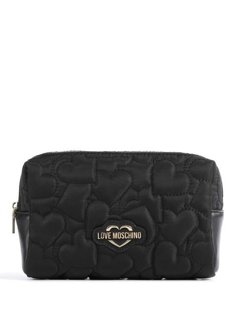 LOVE MOSCHINO PUFFY HEART Estuche de maquillaje negro - Neceser