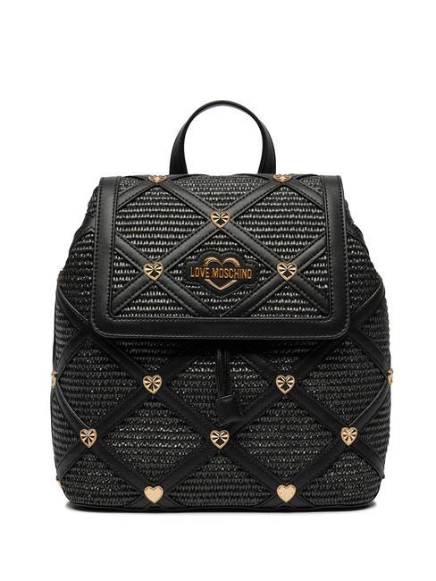 LOVE MOSCHINO SUMMER DETAILS  Mochila de mujer negro - Bolsos Mujer