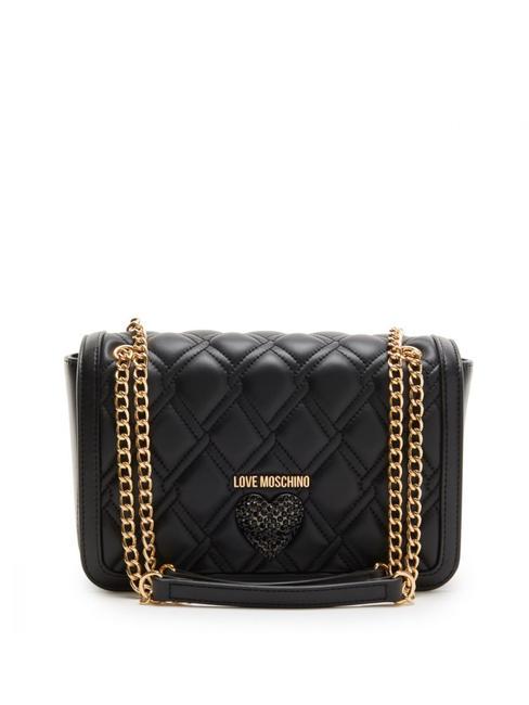 LOVE MOSCHINO QUEEN Bolso de hombro/bandolera negro - Bolsos Mujer