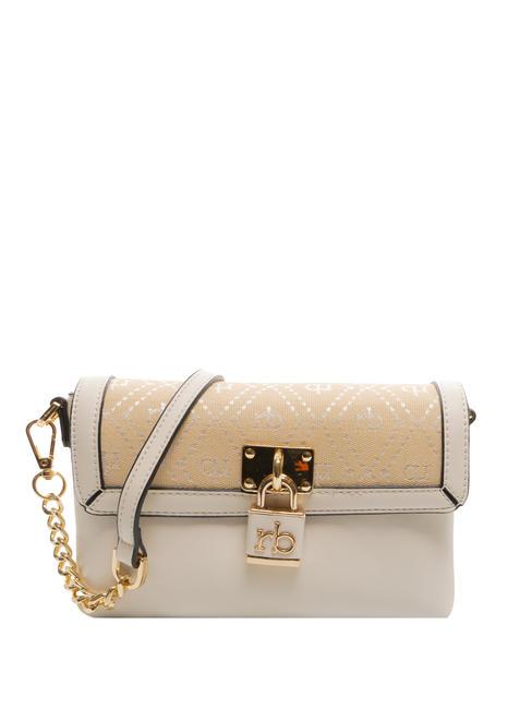 ROCCOBAROCCO FRIDA Mini bolso bandolera, con bandolera blanquecino - Bolsos Mujer