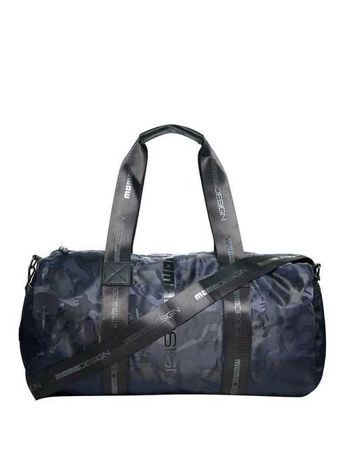 MOMO DESIGN EASY Bolso de lona con bandolera azul/camuflaje - Bolsas de viaje