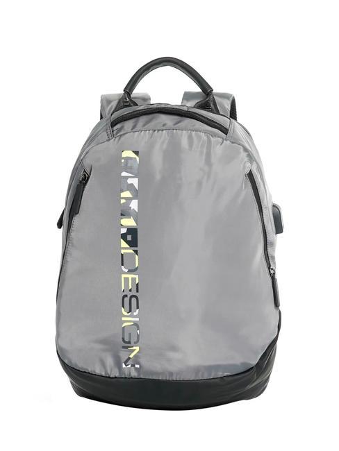 MOMO DESIGN OVO Mochila para PC de 15" gris oscuro/multicolor - Mochilas Escuela & Tiempo Libre