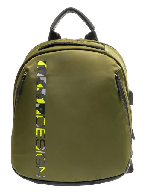 MOMO DESIGN OVO Mochila para PC de 15" verde militar/multi - Mochilas Escuela & Tiempo Libre