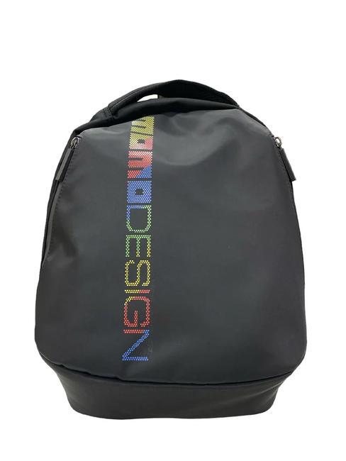 MOMO DESIGN OVAL Mochila para PC de 15" negro/píxel - Mochilas Escuela & Tiempo Libre