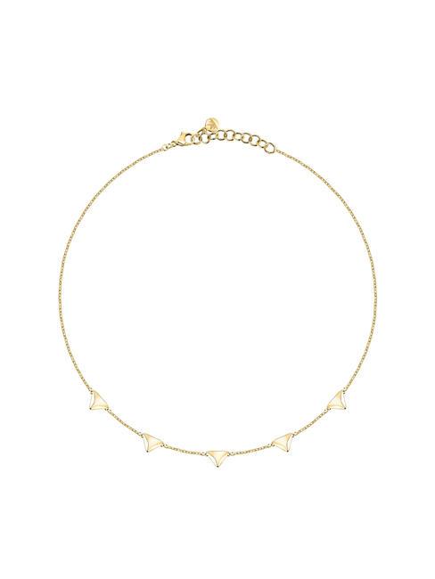 MORELLATO TRILLIANT Collar con dijes triangulares oro - Collares