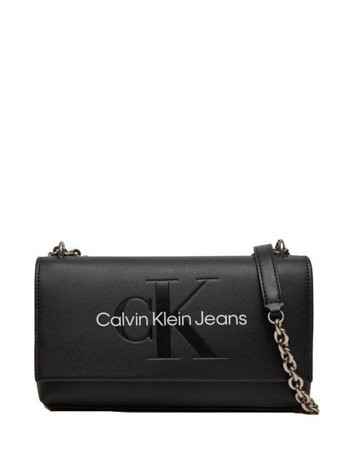 CALVIN KLEIN SCULPTED Convertible Bolso de hombro/bandolera negro/neutro - Bolsos Mujer