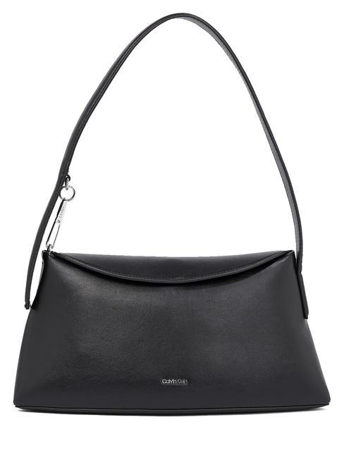 CALVIN KLEIN SOFT SCULPT Bolsa de hombro negro - Bolsos Mujer