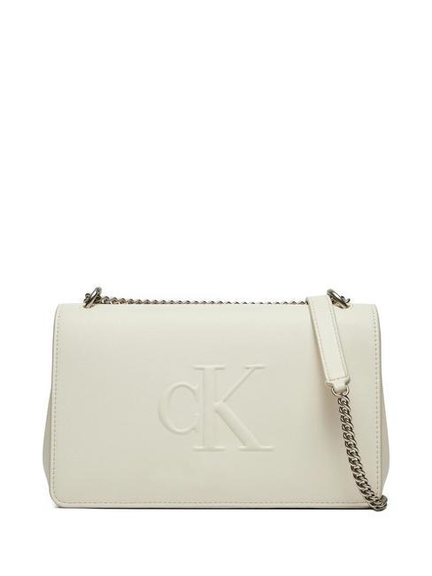 CALVIN KLEIN CK JEANS SCULPTED Bolso de hombro/bandolera abedul - Bolsos Mujer