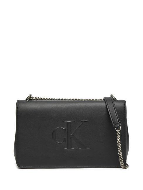 CALVIN KLEIN CK JEANS SCULPTED Bolso de hombro/bandolera pvh negro - Bolsos Mujer