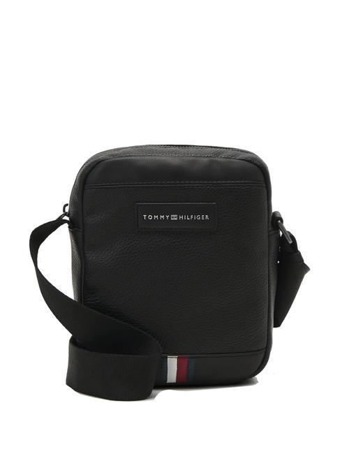 TOMMY HILFIGER BUSINESS PU minibolso negro - Bandoleras Hombre