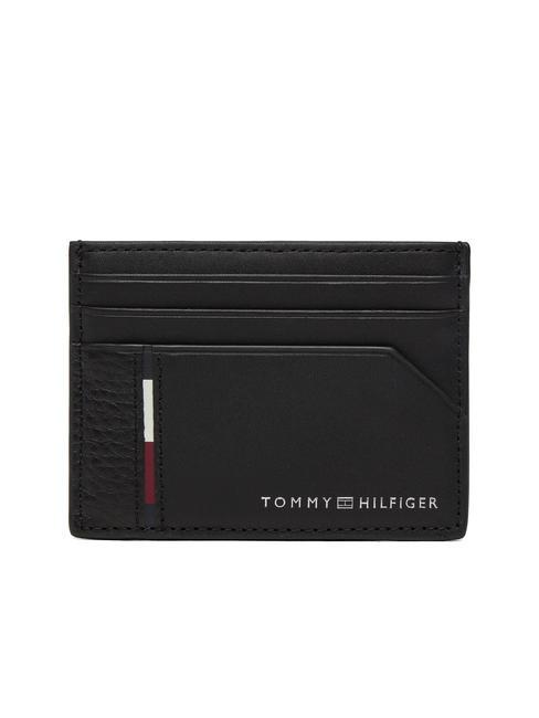 TOMMY HILFIGER CASUAL Tarjetero de piel negro - Carteras Hombre