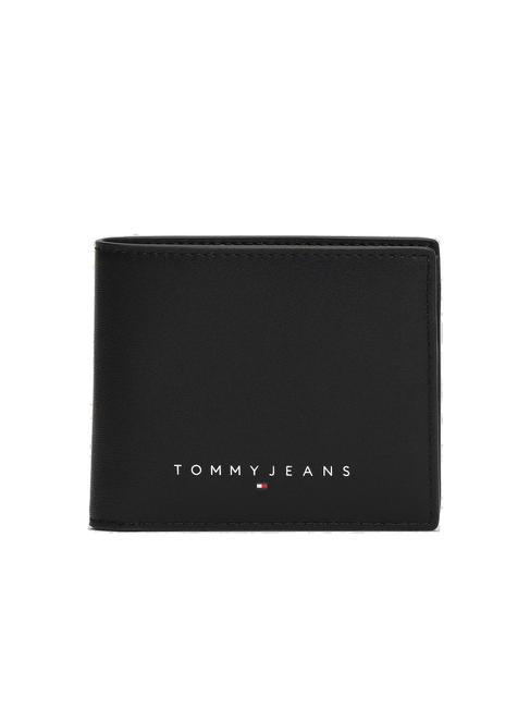 TOMMY HILFIGER TOMMY JEANS Monedero de piel negro - Carteras Hombre