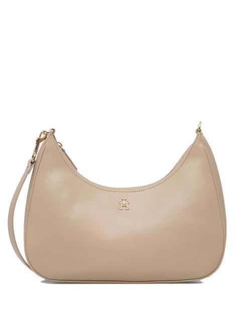 TOMMY HILFIGER REFINED Bolso hobo de hombro beige - Bolsos Mujer