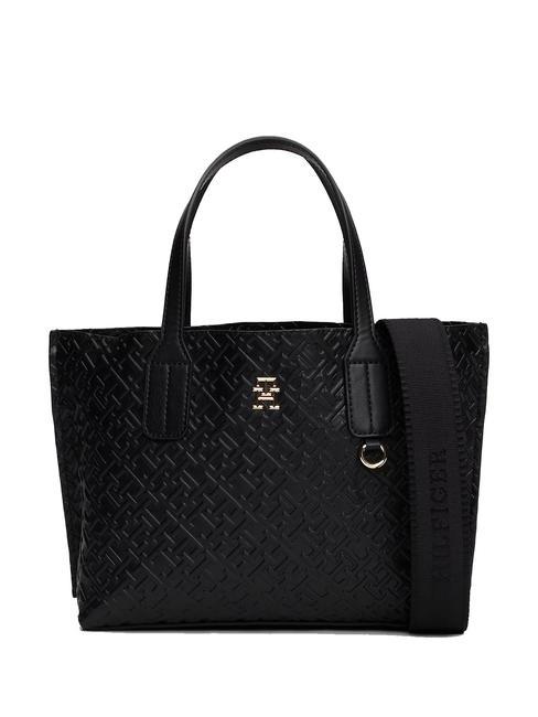 TOMMY HILFIGER DISTINCT Bolso tote con logo en relieve negro - Bolsos Mujer