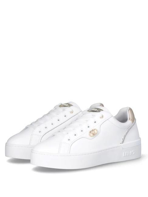 LIUJO SILVIA 95  Zapatillas de piel blanco - Zapatos Mujer