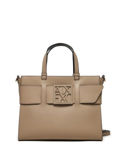 ARMANI EXCHANGE A|X BUCKLE Comprador de mano, con bandolera pisco - Bolsos Mujer