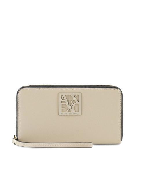 ARMANI EXCHANGE PORTAFOGLIO ZIP AROUND Con Polsierina pisco - Carteras Mujer