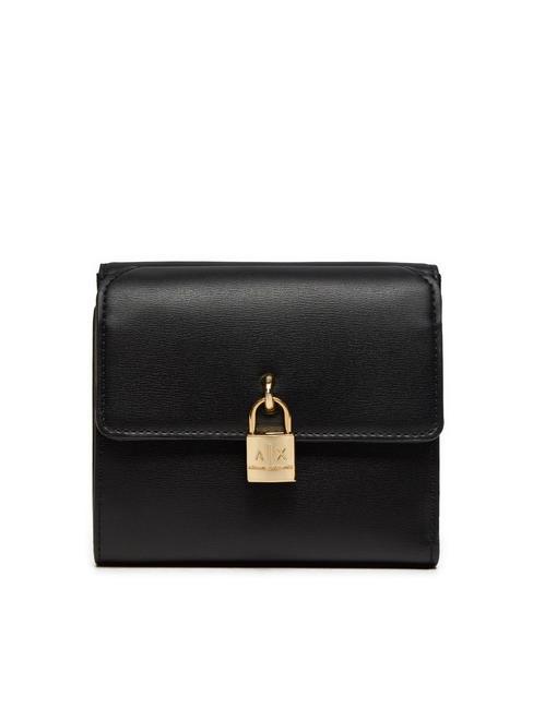 ARMANI EXCHANGE A|X PADLOCK Mini billetera negro - Carteras Mujer