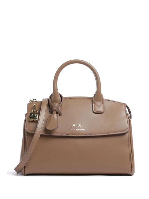 ARMANI EXCHANGE A|X PADLOCK Bolso baúl con bandolera pisco oscuro - Bolsos Mujer