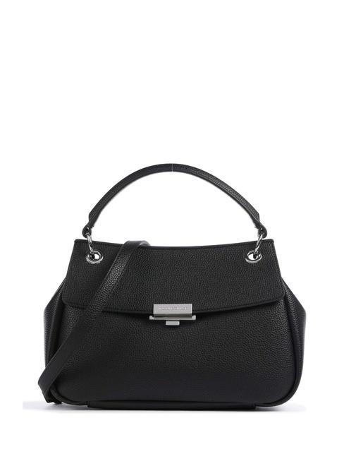 ARMANI EXCHANGE A|X PLAQUE Bolso mediano con bandolera negro - Bolsos Mujer