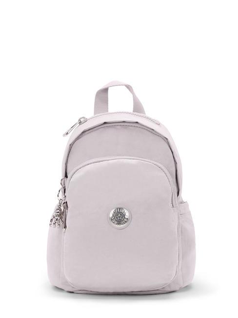 KIPLING BASIC ELEVATED DELIA MINI Mochila plata brillante - Bolsos Mujer