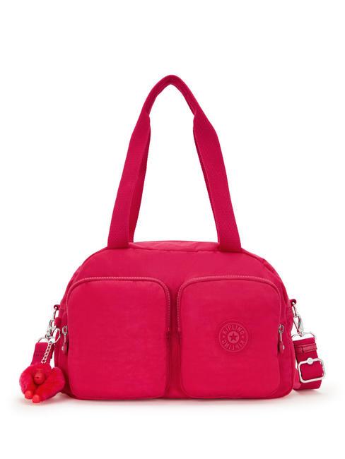 KIPLING COOL DEFEA Bolso bandolera con bandolera confeti rosa - Bolsos Mujer