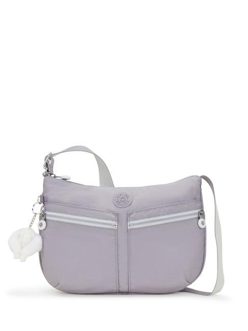 KIPLING IZELLAH M bolsa de hombro gris tierno - Bolsos Mujer