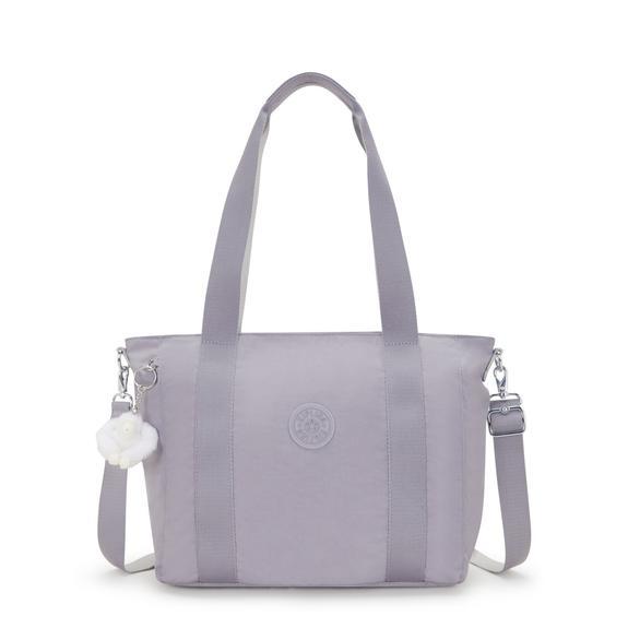 KIPLING ASSENI S Shopper con bandolera gris tierno - Bolsos Mujer