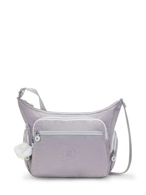 KIPLING GABBIE M bolsa de hombro gris tierno - Bolsos Mujer