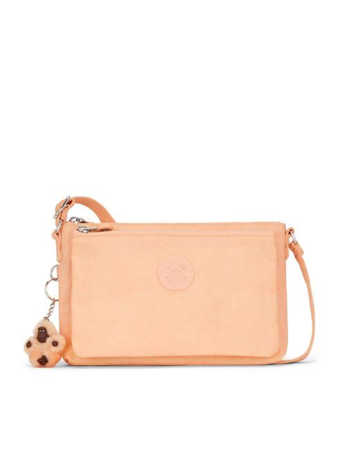 KIPLING MIKAELA Bolso bandolera pequeño melocotón suave - Bolsos Mujer