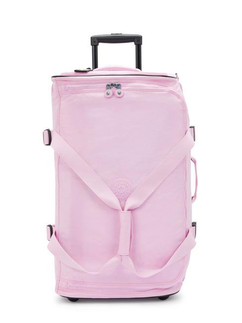 KIPLING TEAGAN Bolso trolley mediano rosa floreciente - Trolley Semirrígidos